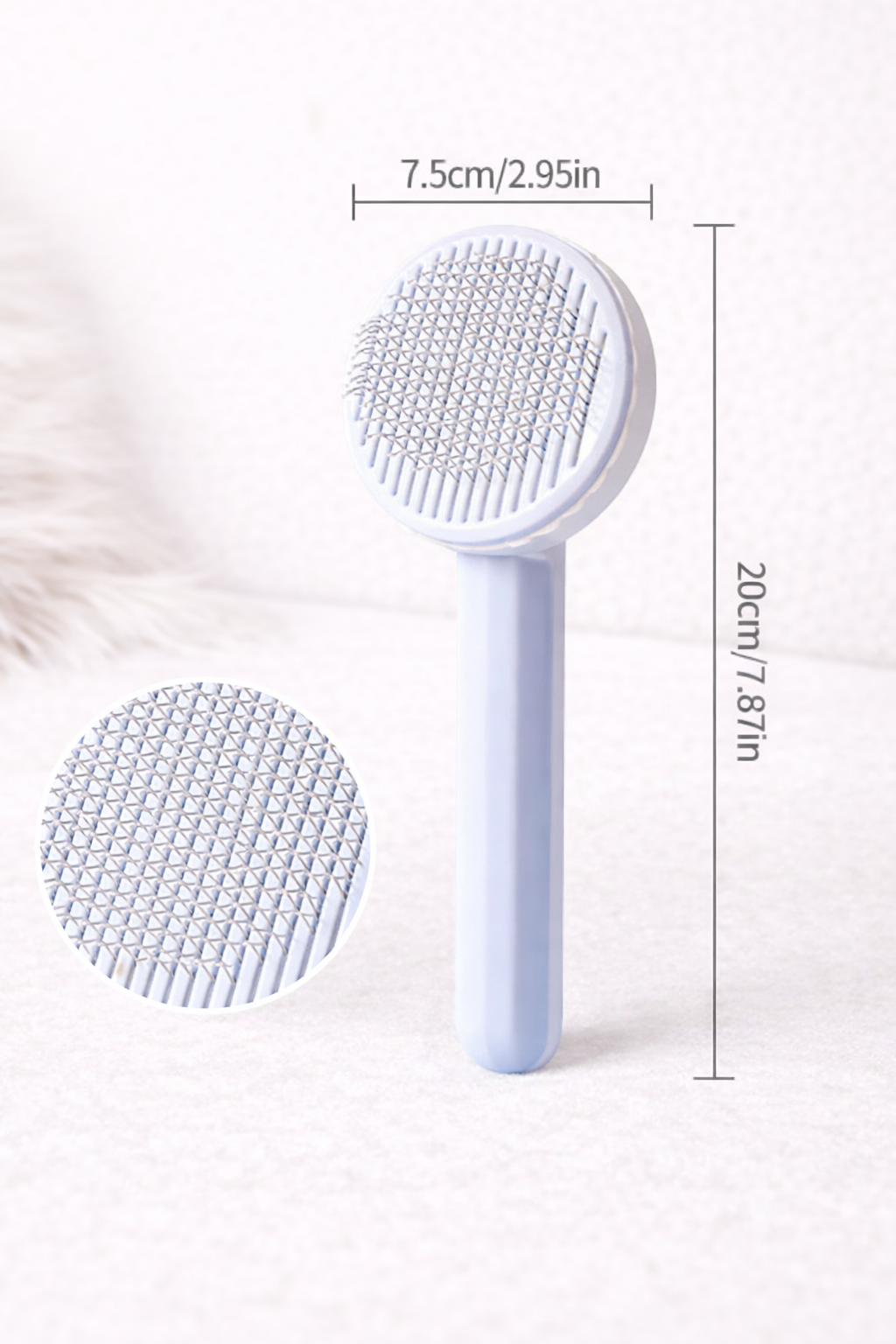 Pet Hair Remover Brush for Dogs & Cats – Grooming & Massage